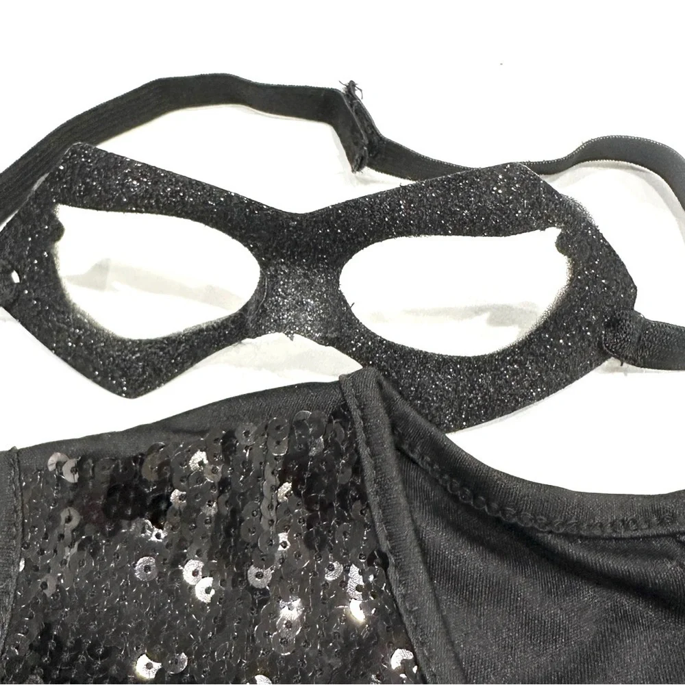 Chasing Fireflies Batgirl Sequin 3pc Halloween Cosplay Costume